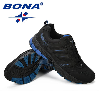 BONA Nový design Pánské boty Prodyšné Oblíbené pánské běžecké boty Outdoorové tenisky Sportovní boty Pohodlné