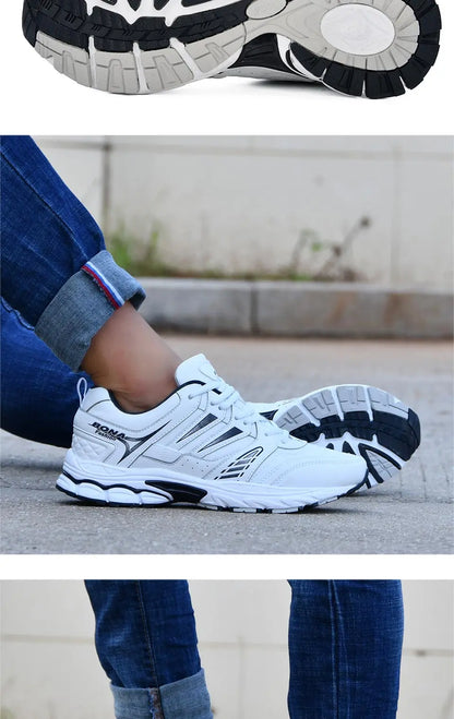 BONA Nový design Pánské boty Prodyšné Oblíbené pánské běžecké boty Outdoorové tenisky Sportovní boty Pohodlné