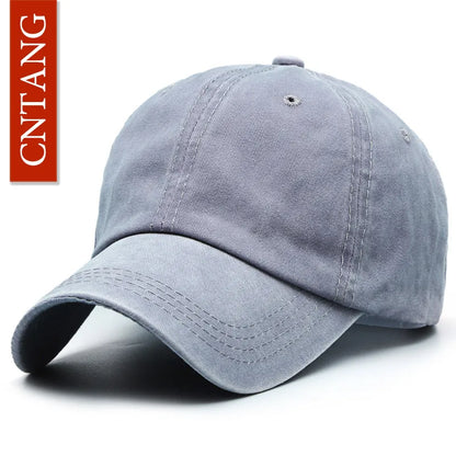CNTANG modna klasična ležerna bejzbol kapa za muškarce proljeće ljeto prazne kape za žene pamuk jednobojni snapback unisex kape gorras