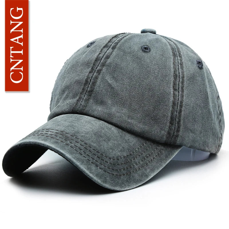 CNTANG modna klasična ležerna bejzbol kapa za muškarce proljeće ljeto prazne kape za žene pamuk jednobojni snapback unisex kape gorras