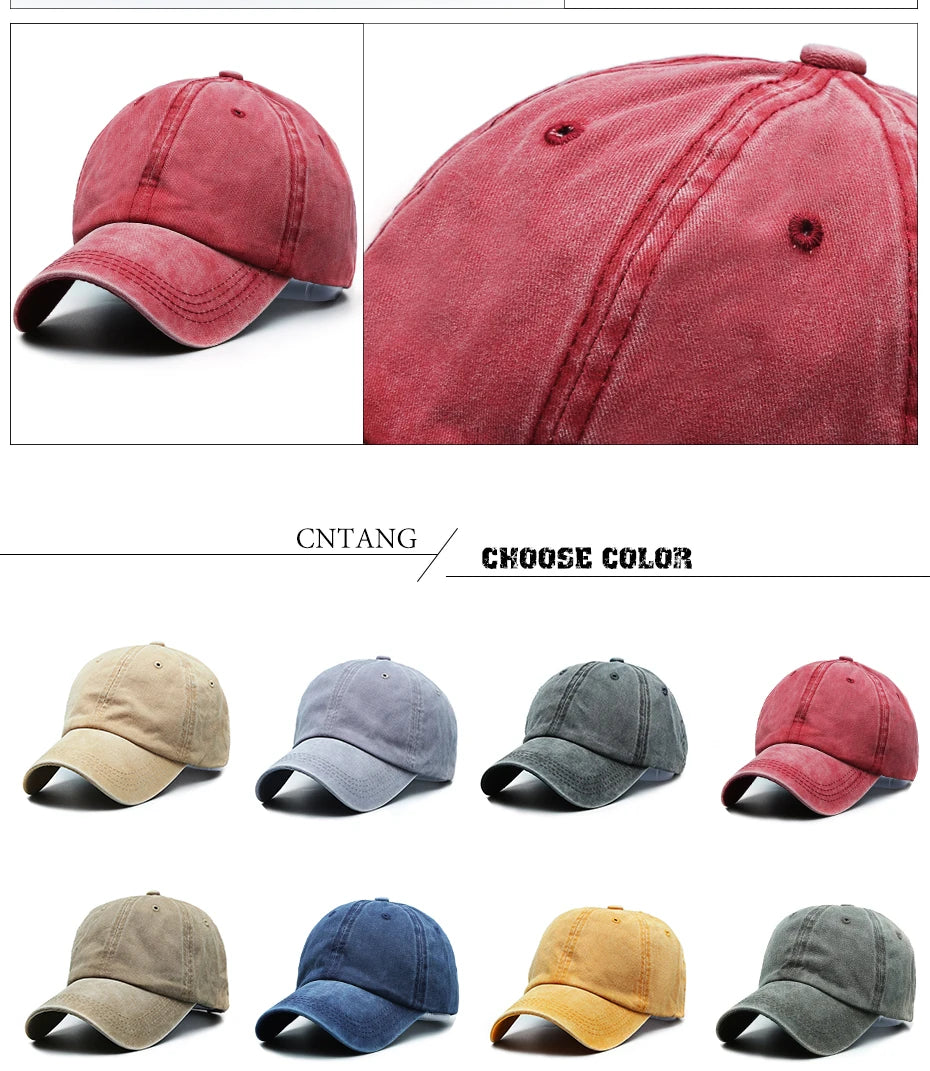 CNTANG modna klasična ležerna bejzbol kapa za muškarce proljeće ljeto prazne kape za žene pamuk jednobojni snapback unisex kape gorras