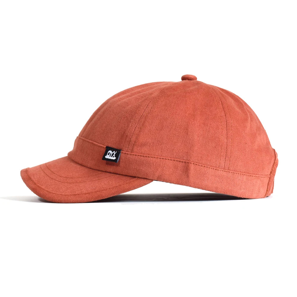 Vintage Short Brim Baseball Cap Cotton Men Women Soft Dad Hat Adjustable Trucker Style Low Profile Caps