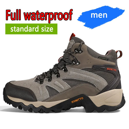HUMTTO Zapatillas de senderismo para hombre, calzado de invierno para deportes al aire libre, escalada y caza, zapatillas de trekking cálidas para mujer, botines tácticos