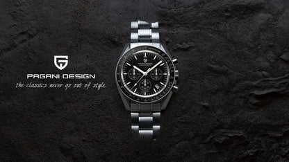PAGANI DESIGN PD1701 Tribute to CK2998 Moon Watch Retro Quartz Watch For Men AR Sapphire crystal Sport Chronograph Man 2026 New
