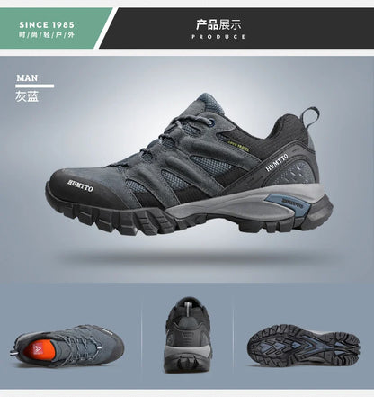 HUMTTO Zapatillas de senderismo para hombre, calzado de invierno para deportes al aire libre, escalada y caza, zapatillas de trekking cálidas para mujer, botines tácticos