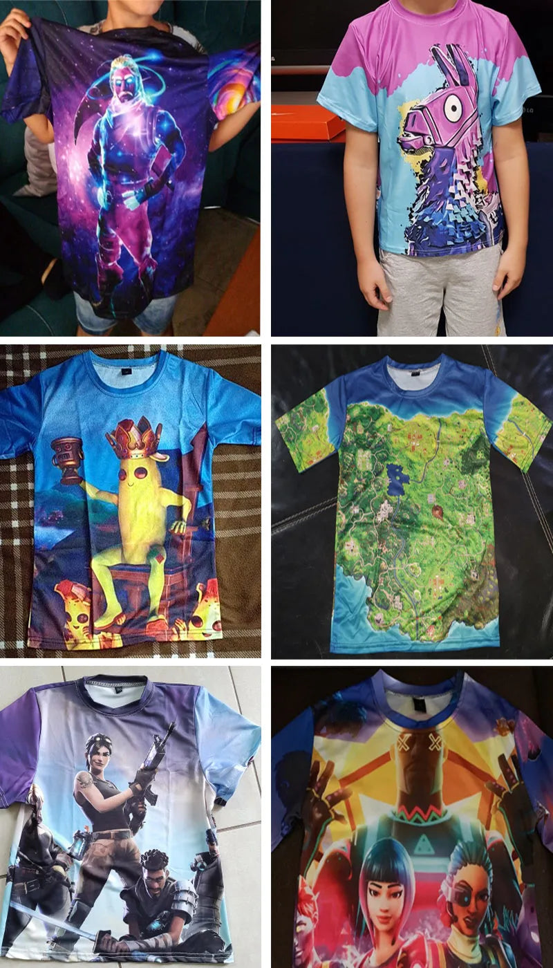 Sweatshirt 3D Fortnite Victory Battle Royale para criança, menino e menina, roupa infantil, tops e T-shirt de herói para adolescentes