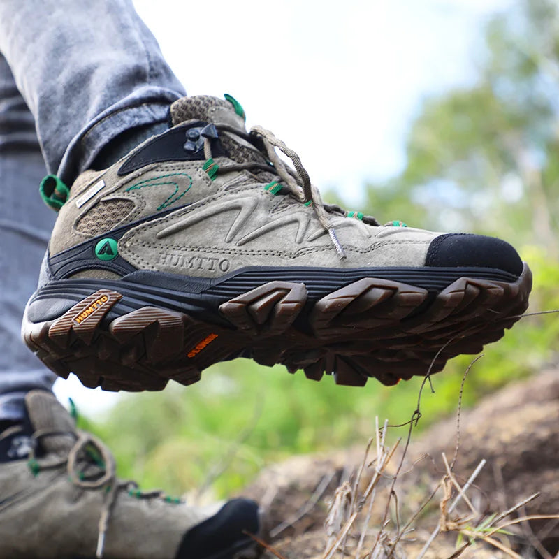 HUMTTO Zapatillas de senderismo para hombre, calzado de invierno para deportes al aire libre, escalada y caza, zapatillas de trekking cálidas para mujer, botines tácticos