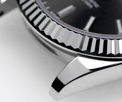 Cronos DateJ Luxury Men Watch Stainless Steel 5 Links Bracelet PT5000 Miyot 9015 100m Water Resistant Sapphire L6046M