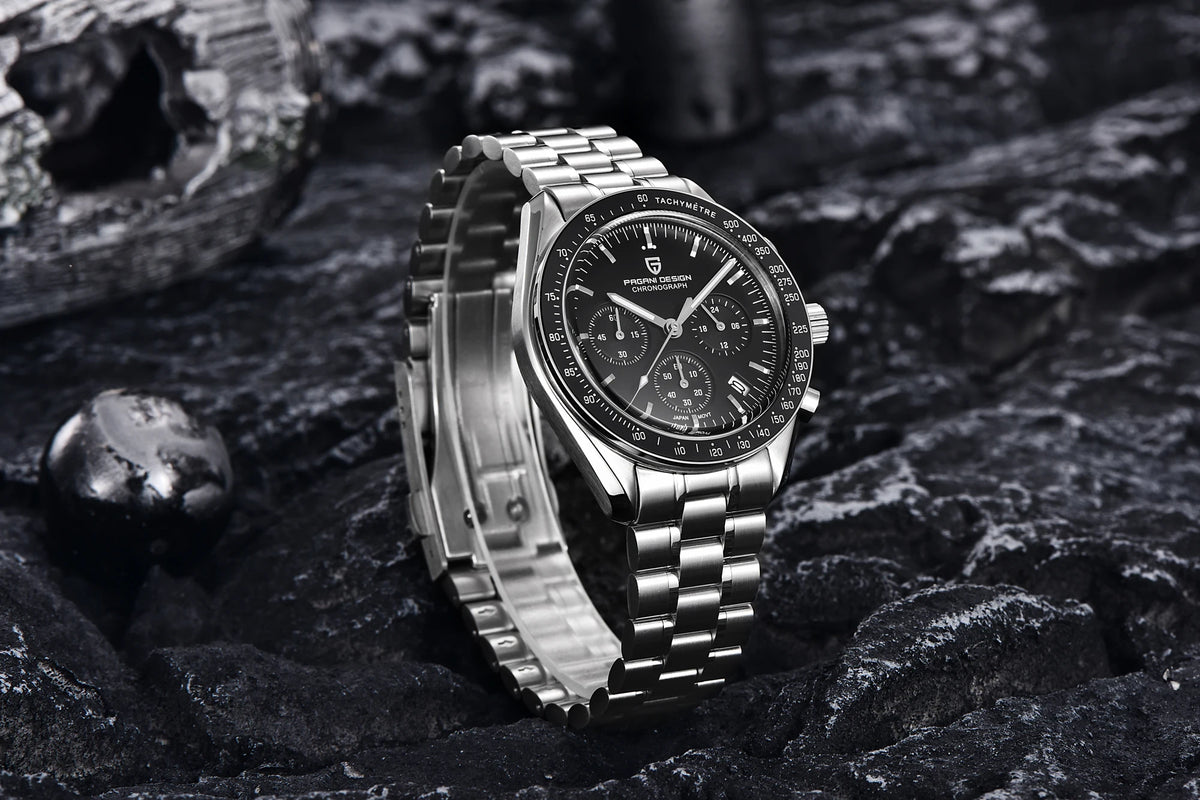 PAGANI DESIGN 2026 New CK2988 Moon Watches Retro Top Luxury Quartz Watch For Men Sapphire glass Speed Chronograph Wristwatch Men