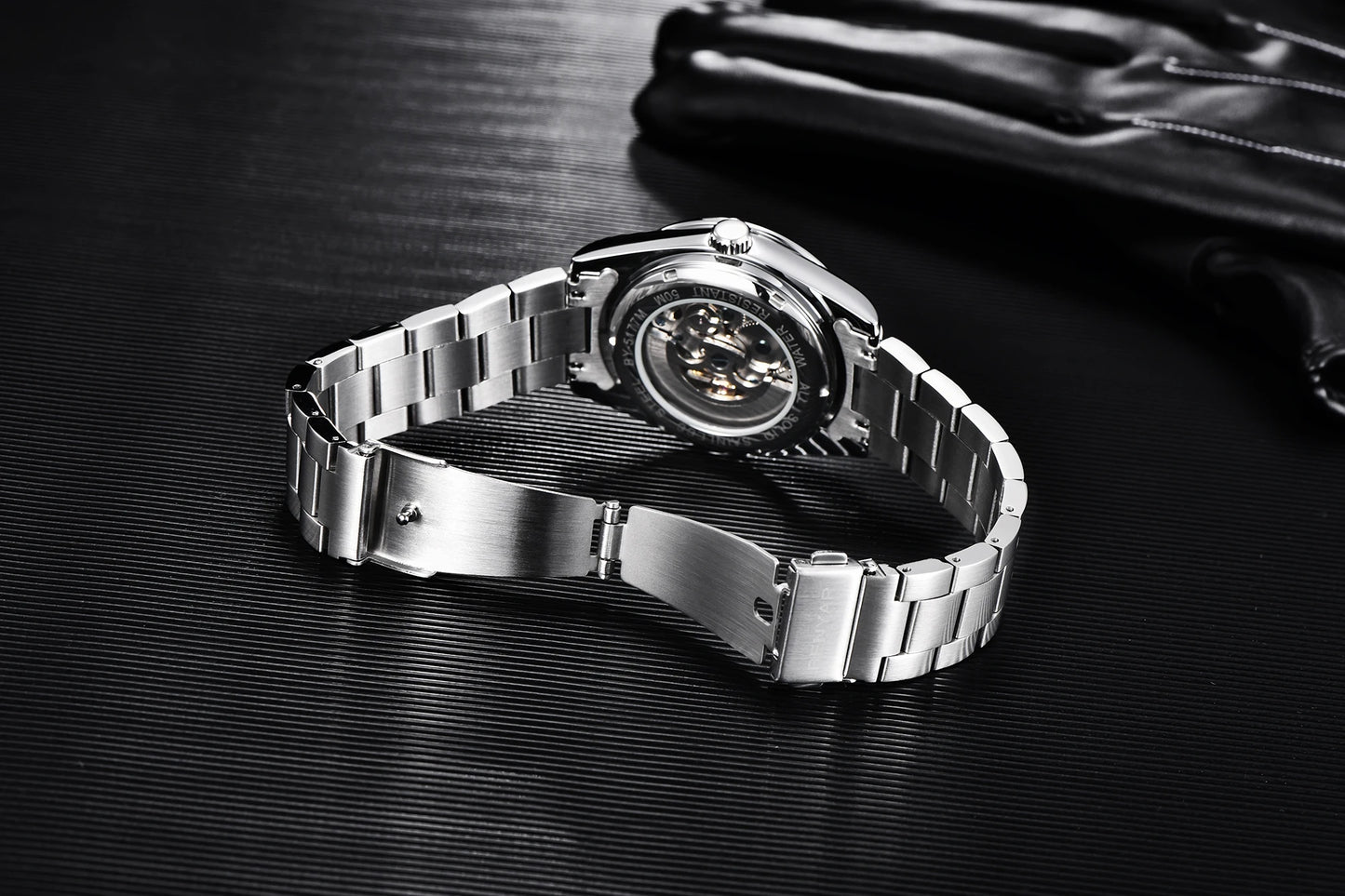 BENYAR Luxury Men Mechanical Wristwatches Stainless Steel Sports Men Automatic Watches 50ATM waterproof Clock