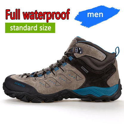 HUMTTO Zapatillas de senderismo para hombre, calzado de invierno para deportes al aire libre, escalada y caza, zapatillas de trekking cálidas para mujer, botines tácticos