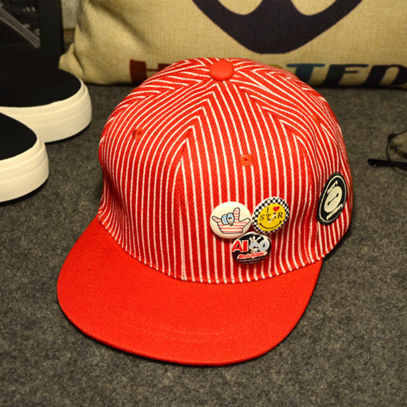 Children's Baseball Cap Girls Fashion All-match Korean Version of The Sun-shading Hats Boys Outdoor Street Cool Hip-hop Caps
