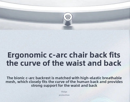 Cadeira de escritório para computador ergonómica, estudo sedentário, mahjong, conferência e dormitório