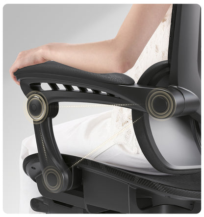 UVR Gaming Computer Chair Household Ergonomic Design Armchair Sedentary Comfortable Reclining Mesh Staff Stool Office Chair