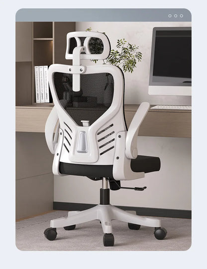 Cadeira de escritório para computador ergonómica, estudo sedentário, mahjong, conferência e dormitório