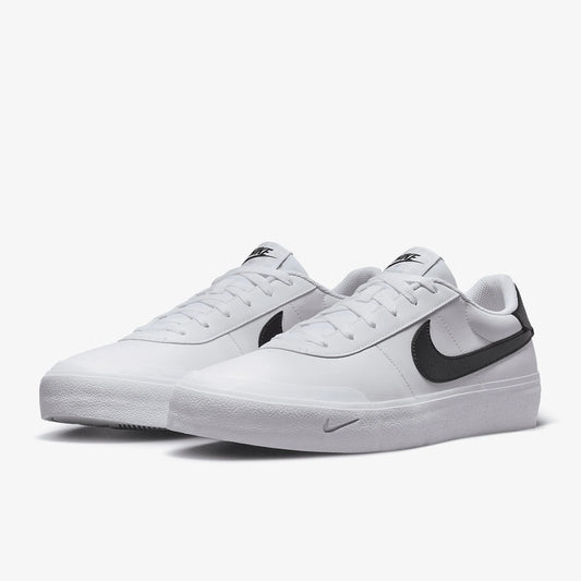 Oryginalne, autentyczne męskie trampki Nike Court Shot – proste, oddychające i odporne na zużycie FQ8146-104