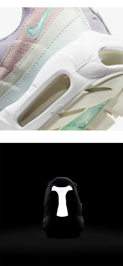 Sapatilhas desportivas Nike AIR MAX 95 genuínas para mulher, com amortecimento e conforto para corrida CZ1642-500
