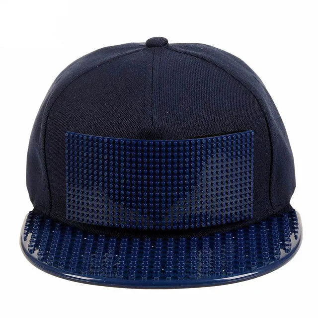 Cartoon Patchwork Baseball Caps DIY Blocks Snapback Hats Hip Hop Hat for Men Women Detachable Pixels Dad Hats Cap Kids Adults