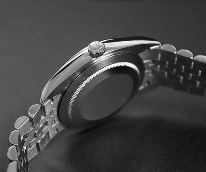 Cronos DateJ Luxury Men Watch Stainless Steel 5 Links Bracelet PT5000 Miyot 9015 100m Water Resistant Sapphire L6046M