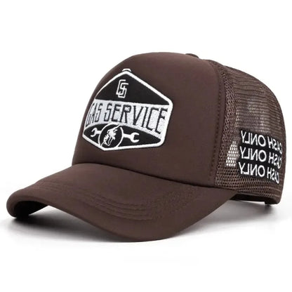 New Letter Embroidery Baseball Hats New Unisex Hip Hop Breathable Personal Sunshade Mesh Versatile Street Fashion Trucker Caps