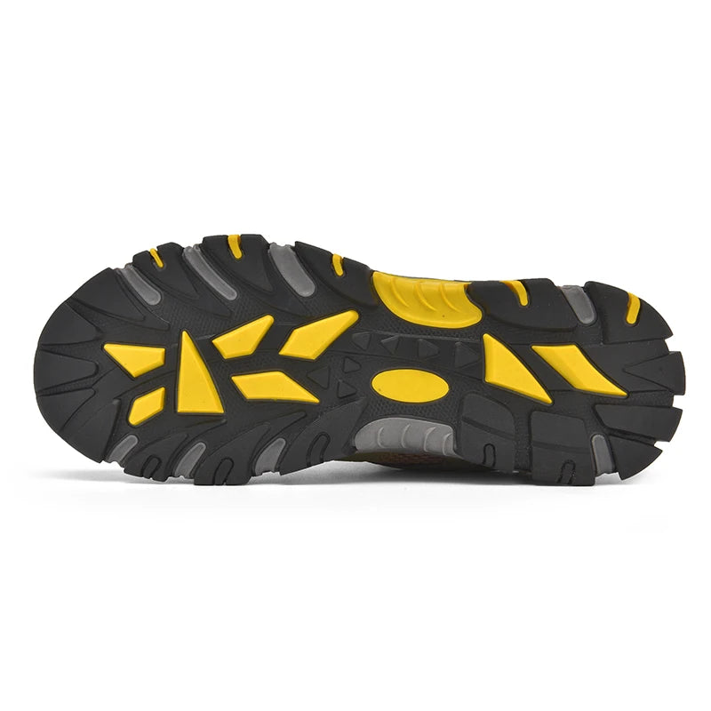 Men's Hiking Shoes Breathable Mesh Sports Single Shoes Summer Outdoor Wear-resistant  Hiking and Hunting Tactical Sports Shoes