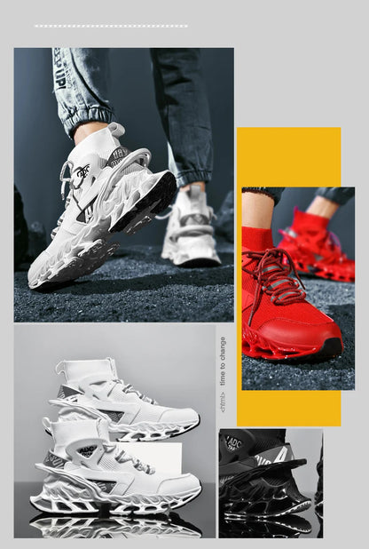 Chaussures de course respirantes pour hommes, baskets pour hommes, mocassins à la mode, chaussures de tennis décontractées, course d'entraînement, luxe