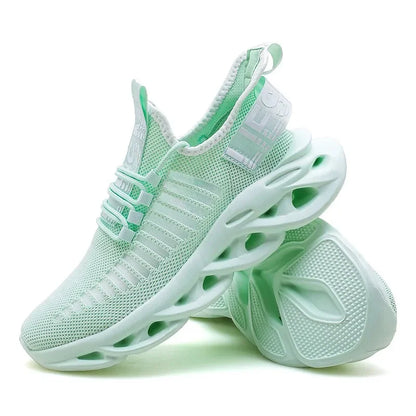 MAEDEF-Baskets confortables et décontractées en maille pour homme, chaussures de course respirantes à plateforme, de sport, de marche et de tennis