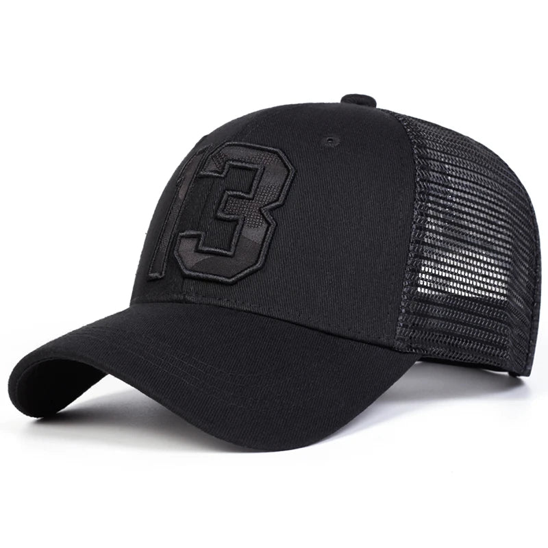 Unisex 13 Cloth Embroidery Embroidery Baseball Net Caps Spring Summer Outdoor Adjustable Casual Hats Sunscreen Hat Sports Cap