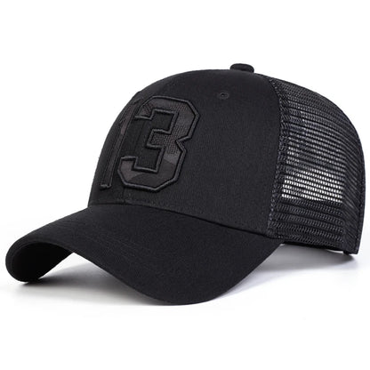 Unisex 13 Cloth Embroidery Embroidery Baseball Net Caps Spring Summer Outdoor Adjustable Casual Hats Sunscreen Hat Sports Cap