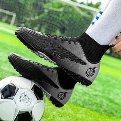 Chaussures de football professionnelles pour hommes, crampons durables pour terrain en herbe extérieur