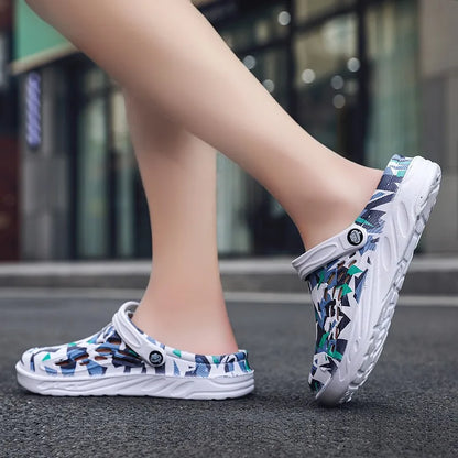 Nouvelle mode sandales hommes sabots sandales confortables respirant plage sandales hommes femmes sabots pantoufles fond souple hommes chaussures