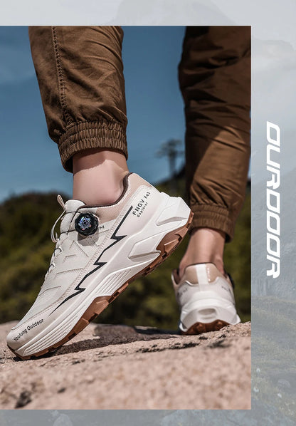 Scarpe da trekking traspiranti da uomo — Fibbia girevole, suola antiscivolo