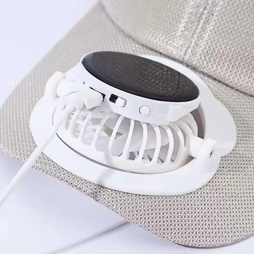 Breathable Sunhat with Solar Fan Sun Block Baseball Hat with Solar Fan USB Charging Fan Outdoor Sunhats Sunscreen Sunshade Hats