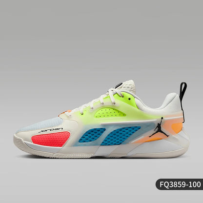 Nike Jordan herresko med stødabsorbering og holdbar ydeevne til basketball FQ3859-100