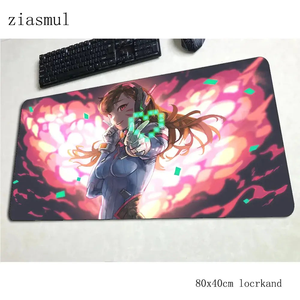 Tapete de rato Overwatch 800x400x3mm — bestseller, tapete gaming grande para rato e teclado, acessórios gaming para PC gamer