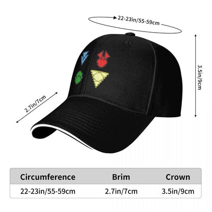 Twilight Imperium 4th Edition Technology Symbols Pixel Art (Square) Baseball Cap Sun Hat For Children Man Women's