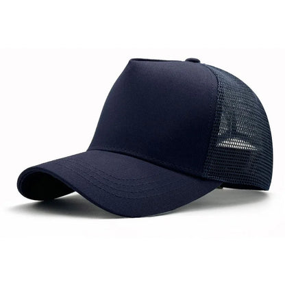 Unisex Quick Dry Big Head Mesh Baseball Cap Adjustable plus Size Summer Snapback Hat Comfortable Breathable 56-65cm