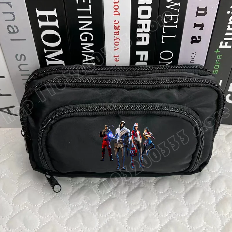 Estojo para Canetas Fortnite com Padrão Criativo do Jogo, Estojo Harajuku, Bolsa de Arrumação para Rapaz e Rapariga, Material de Regresso às Aulas, Presentes de Aniversário e Festa