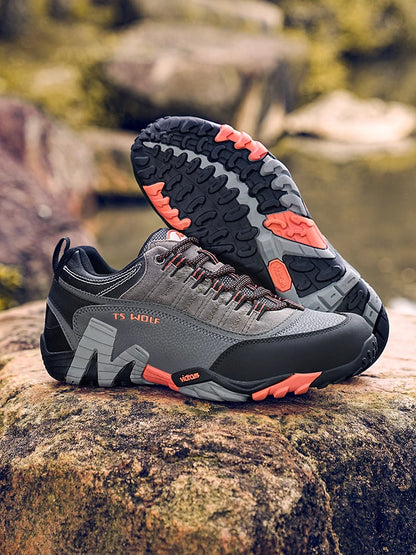 Scarpe da trekking per appassionati di attività all’aria aperta - Scarpe da trekking impermeabili da uomo - Scarponi da montagna - Scarpe tattiche da caccia nel bosco in vera pelle