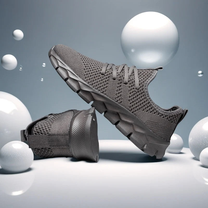 Heren sneakers van mesh, lichtgewicht damesschoenen, casual platte schoenen, heren hardloop- en sportschoenen, zachte tennisschoenen, ademende herensneakers
