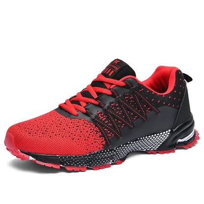 2025 Thick Soled Sports Shoes Youth Mesh Breathable Running Shoes Trend Spring Summer Korean Large Black and White Shoes walk