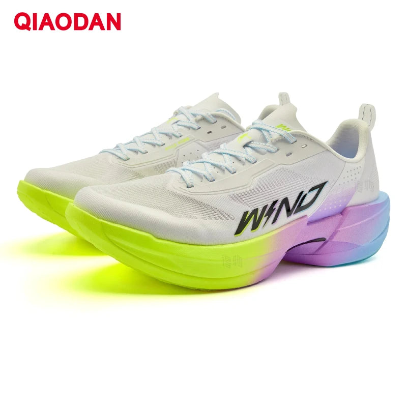 QIAODAN WIND 4PRO Pantofi de maraton cu talpă din carbon pentru bărbați, adidași profesioniști de curse, pantofi sport de alergare respirabili QDB023262291