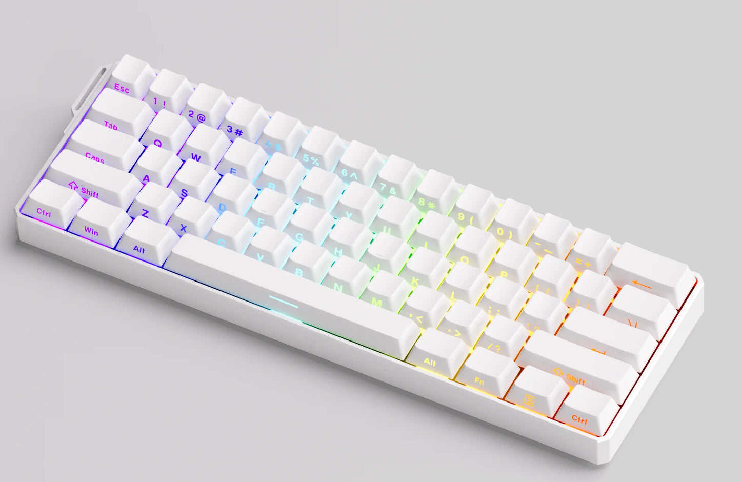 Tastiera meccanica Akko MonsGeek FUN60 con switch magnetici, 60%, tastiera gaming Rapid Trigger 0.01mm, 8K, ARGB, HE/TMR, custom