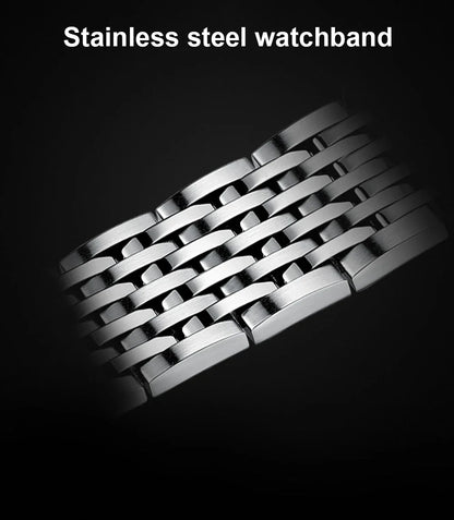 Mens Fashion Mechanical Watches Business Automatic Wristwatch Stainless Steel Luminous Designer Clock Reojes De Hombre New 2023