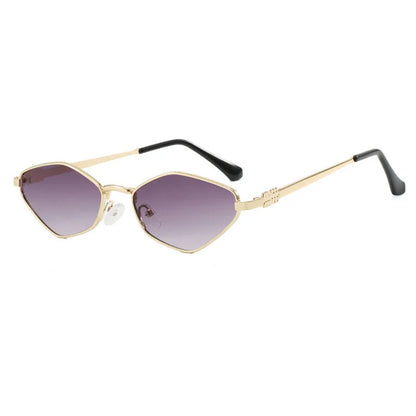 Luxury Brand Design Metal Sunglasses Women Small Size Diamond Casual Suneyeglass Outdoors TRAVEL Vacation UV Protection #303369