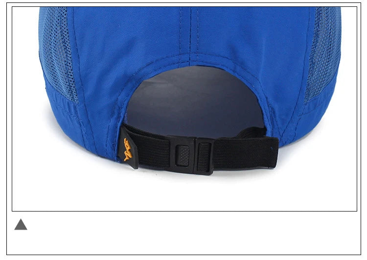 NIXHIT Outdoor Sports Foldable Thin Breathable Quick Drying Women Men's Baseball Cap Hiking Fishing Mountaineering Hat A246