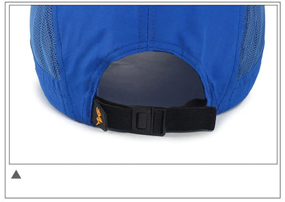 NIXHIT Outdoor Sports Foldable Thin Breathable Quick Drying Women Men's Baseball Cap Hiking Fishing Mountaineering Hat A246