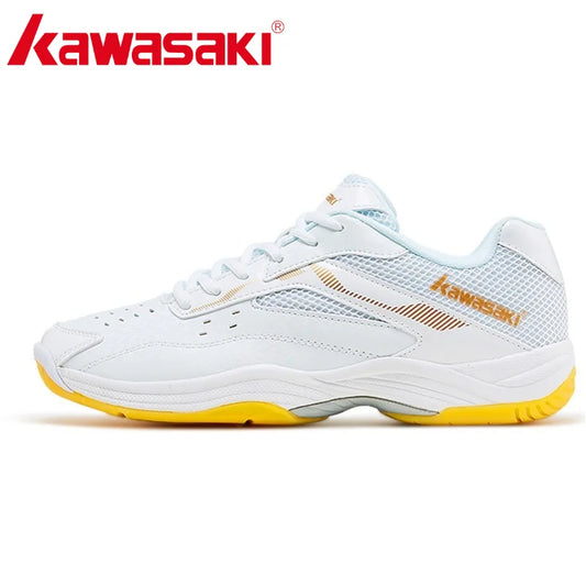 Buty do badmintona Kawasaki – oddychające, antypoślizgowe sportowe buty tenisowe dla mężczyzn i kobiet, trampki K-086