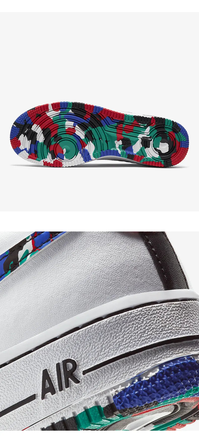 Nike originele AF1 Air Force One seizoensnieuwe lage casual boardschoenen voor dames CU4632-100