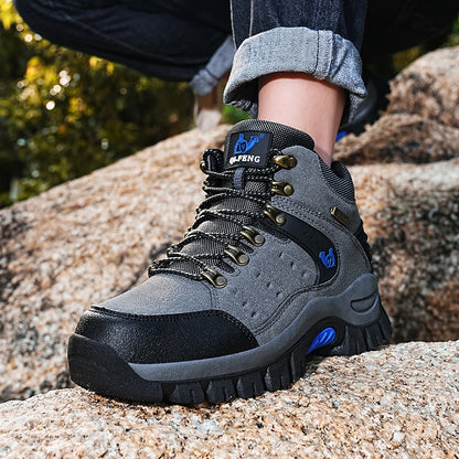 Scarponi da trekking impermeabili per uomo e donna, per primavera e autunno, resistenti all’usura, per sport di montagna e caccia